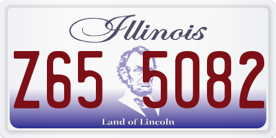 IL license plate Z655082