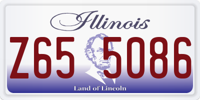 IL license plate Z655086