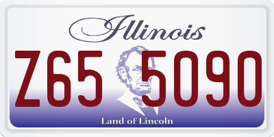 IL license plate Z655090