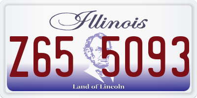 IL license plate Z655093