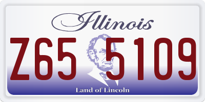 IL license plate Z655109
