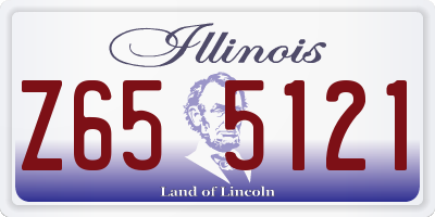 IL license plate Z655121