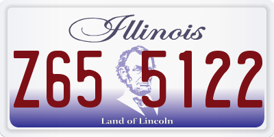 IL license plate Z655122