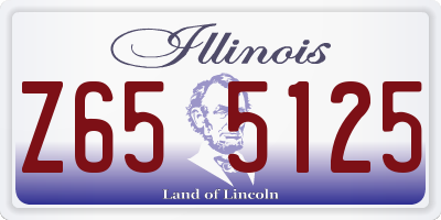 IL license plate Z655125