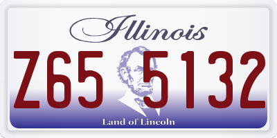 IL license plate Z655132