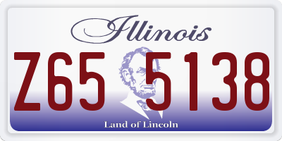 IL license plate Z655138