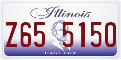 IL license plate Z655150