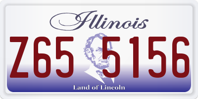 IL license plate Z655156
