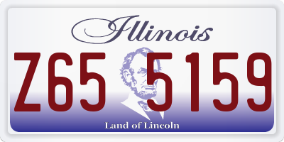 IL license plate Z655159