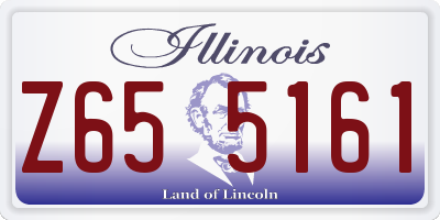 IL license plate Z655161