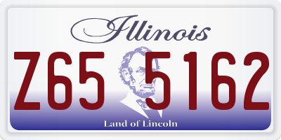 IL license plate Z655162