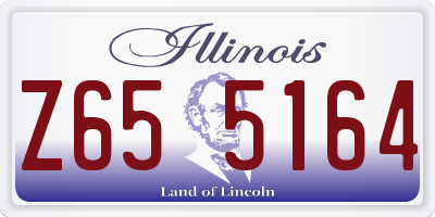IL license plate Z655164