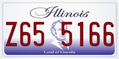IL license plate Z655166