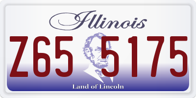 IL license plate Z655175