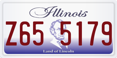 IL license plate Z655179