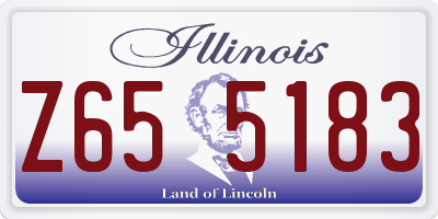 IL license plate Z655183
