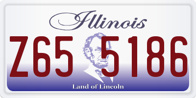 IL license plate Z655186