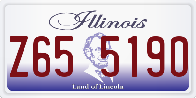 IL license plate Z655190