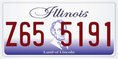 IL license plate Z655191