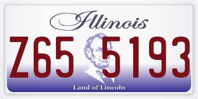 IL license plate Z655193