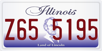 IL license plate Z655195