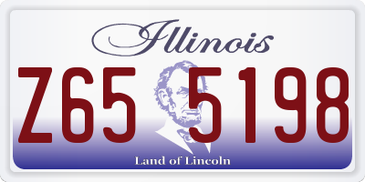 IL license plate Z655198