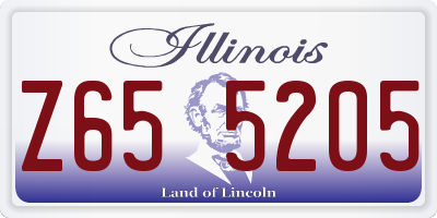 IL license plate Z655205