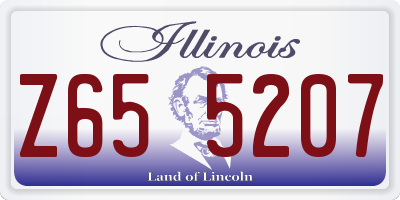 IL license plate Z655207