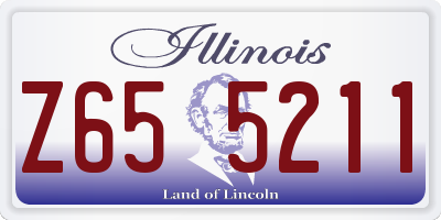 IL license plate Z655211