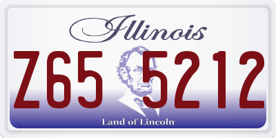 IL license plate Z655212