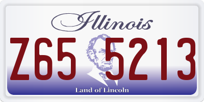 IL license plate Z655213