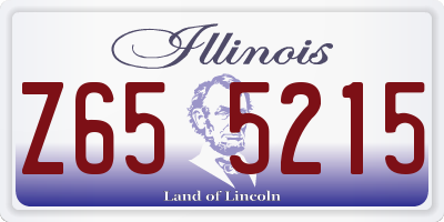 IL license plate Z655215