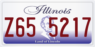 IL license plate Z655217