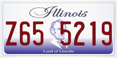 IL license plate Z655219