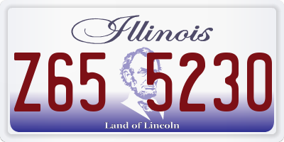 IL license plate Z655230
