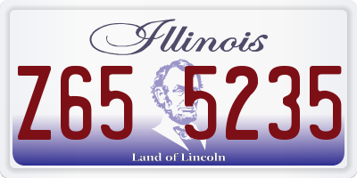 IL license plate Z655235