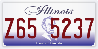 IL license plate Z655237