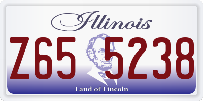 IL license plate Z655238