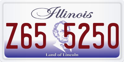 IL license plate Z655250