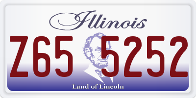 IL license plate Z655252