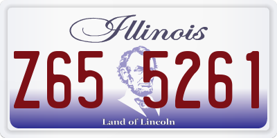 IL license plate Z655261