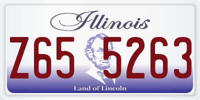 IL license plate Z655263