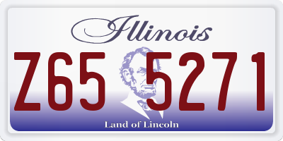 IL license plate Z655271