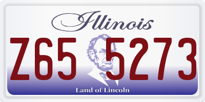 IL license plate Z655273