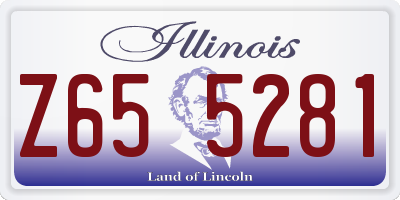 IL license plate Z655281