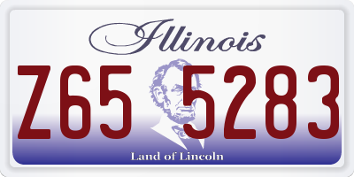 IL license plate Z655283