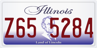 IL license plate Z655284
