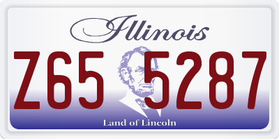 IL license plate Z655287