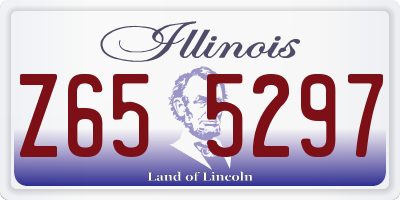 IL license plate Z655297