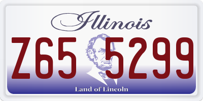 IL license plate Z655299